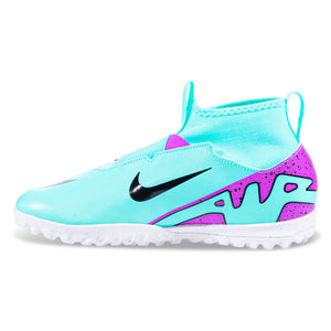 Nike Jr. Zoom Superfly 9 Academy Turf Soccer Shoes (Hyper Turquoise/Fuchsia Dream)