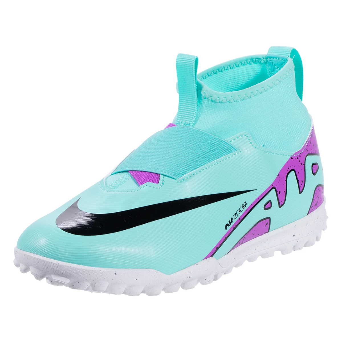 Nike Jr. Zoom Superfly 9 Academy Turf Soccer Shoes (Hyper Turquoise/Fu ...