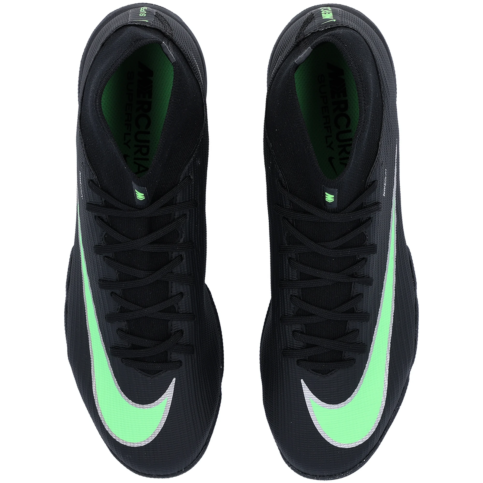 Nike Superfly 11 Academy Turf Soccer Shoes (Black/Illusion Green)
