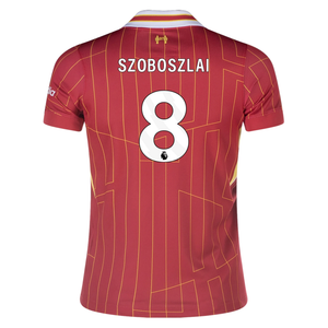 Nike Youth Liverpool Dominik Szoboszlai Home Jersey 24/25 (Gym Red/Chrome Yellow)