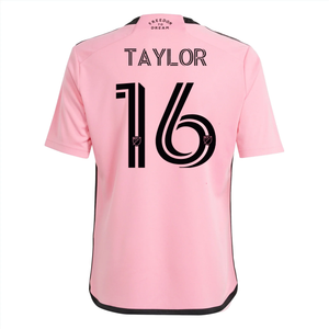 adidas Youth Inter Miami Robert Taylor Home Jersey 24/25 (Easy Pink)