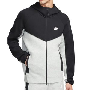 Nike Sportswear Tech Fleece Windrunner Hoodie (Dark Grey Heather/Black)