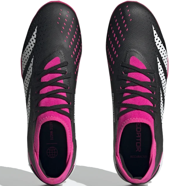 adidas Predator Accuracy.3 Turf (Núcleo Negro/Team Shock Rosa) - Soccer ...