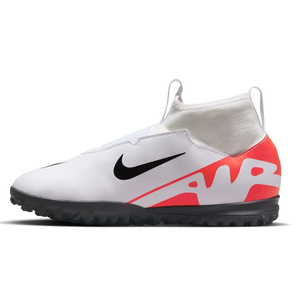 Nike Jr. Zoom Superfly 9 Academy Turf Soccer Shoes (Bright Crimson/White)