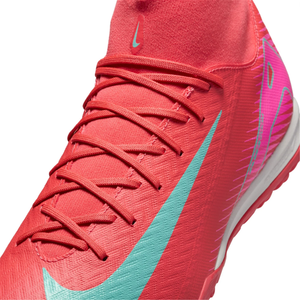 Nike Zoom Superfly 10 Academy Turf Soccer Shoes (Ember Glow/Aurora Green)