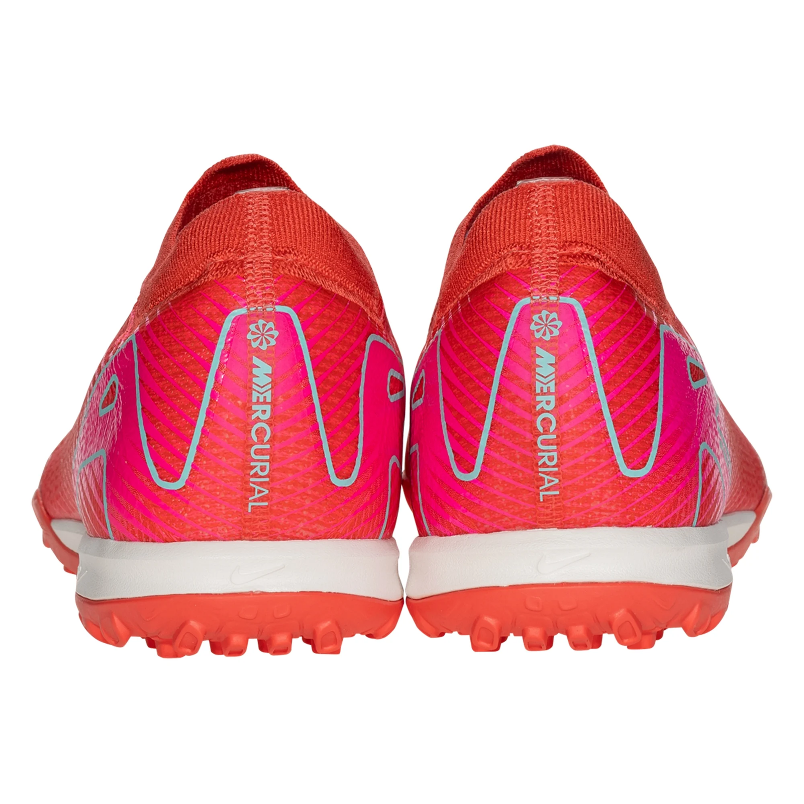 Nike Zoom Vapor 16 Pro Turf Soccer Cleats (Ember Glow/Aurora Green)