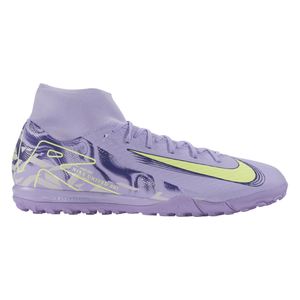 Nike United Zoom Superfly 10 Academy Turf Soccer Shoes (Purple Agate/Barely Volt)