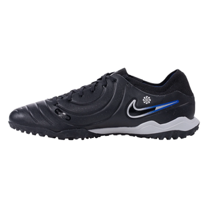 Nike Legend 10 Pro Turf Soccer Shoes (Black/Chrome-Hyper Royal)