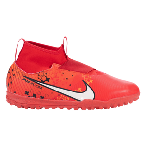Nike Jr. Zoom Superfly 9 Academy MDS Turf Soccer Shoes (Light Crimson/Pale Ivory)