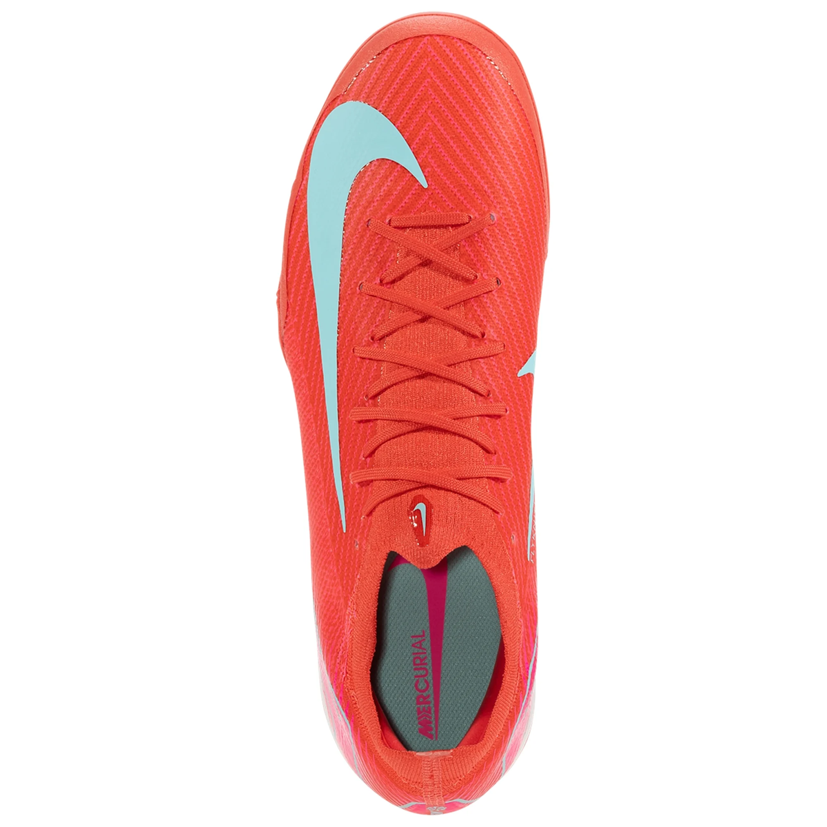 Nike Zoom Vapor 16 Pro Turf Soccer Cleats (Ember Glow/Aurora Green)