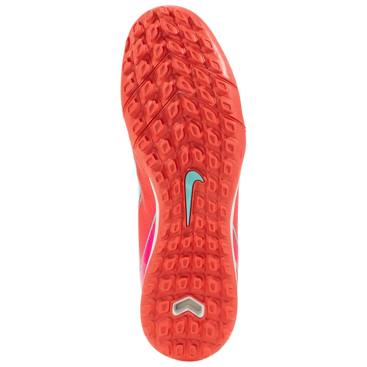 Nike Zoom Vapor 16 Pro Turf Soccer Cleats (Ember Glow/Aurora Green)