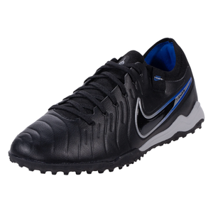 Nike Legend 10 Pro Turf Soccer Shoes (Black/Chrome-Hyper Royal)