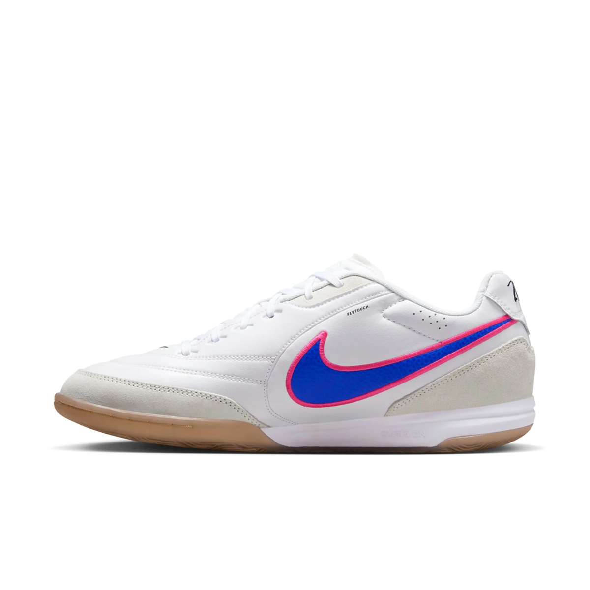 Nike Tiempo Streetgato Indoor Soccer Shoes (White/Racer Blue/Pink Blast)