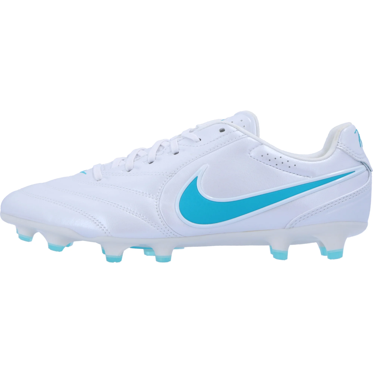 Nike Tiempo Ligera Pro Firm Ground Soccer Cleats (White/Dusty Cactus)