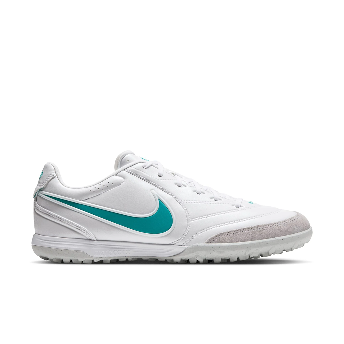 Nike Tiempo Ligera Pro Turf Soccer Shoes (White/Dusty Cactus)