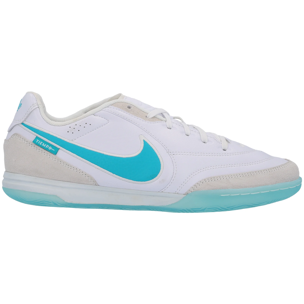Nike Tiempo Streetgato Indoor Soccer Shoes (White/Dusty Cactus)