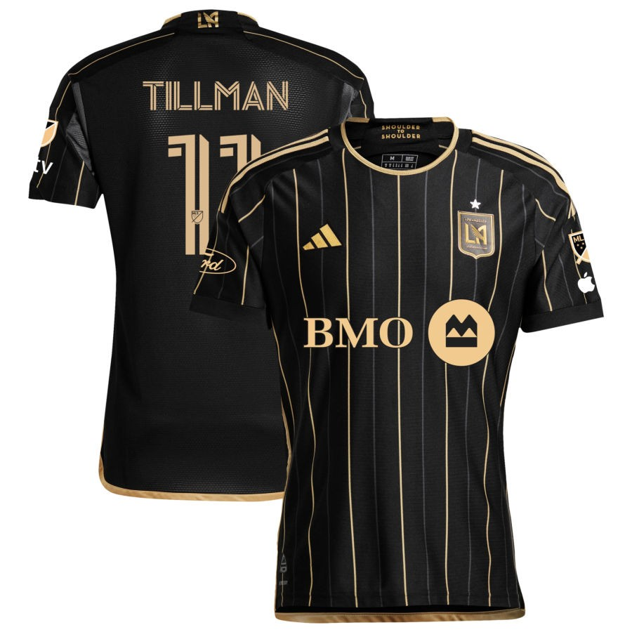 adidas LAFC Authentic Timothy Tillman Home Jersey w MLS Apple TV Soccer Wearhouse