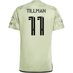 Adidas LAFC Timothy Tillman Away Jersey w/ MLS + Apple TV Patches 24/25 (Magic Lime)