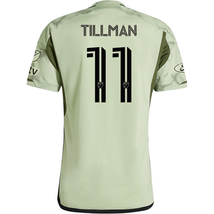 adidas LAFC Authentic Timothy Tillman Away Jersey w/ MLS + Apple TV + Ford Patches 24/25 (Magic Lime)