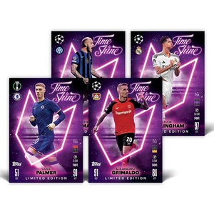 Topps Match Attax Time To Shine Champions League Trading Cards Mega Tin #2 24/25 (44 Cards + 4 Limited Edition Cards)