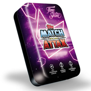 Topps Match Attax Time To Shine Champions League Trading Cards Mega Tin #2 24/25 (44 Cards + 4 Limited Edition Cards)