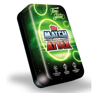 Topps Match Attax Time To Shine Champions League Trading Cards Mega Tin #3 24/25 (44 + 4 Limited Edition Cards)