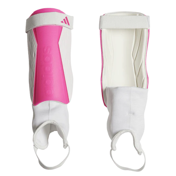 adidas Youth Tiro Shin Guard Hot Pink White Soccer Wearhouse