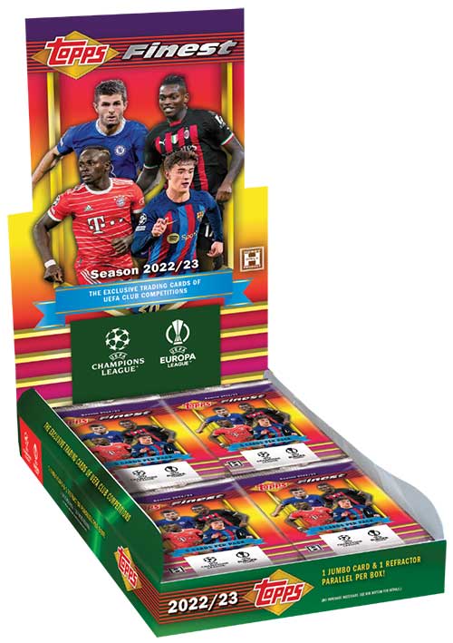 Topps 22/23 UEFA Champions League Finest Flashbacks Trading Card Box (Multi) | SoccerWearhouse
