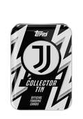 Topps Juventus 25/26 Collectors Tin Set Trading Cards (Black/White)