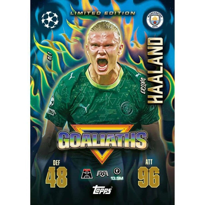 Topps Match Attax 2025/26 Goaliaths Mega Tin 1 (45 Cards + 3 Limited Edition) | SoccerWearhouse