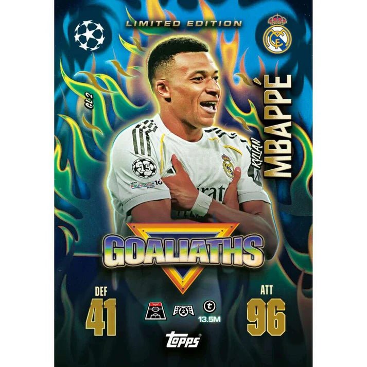 Topps Match Attax 2025/26 Goaliaths Mega Tin 1 (45 Cards + 3 Limited Edition) | SoccerWearhouse