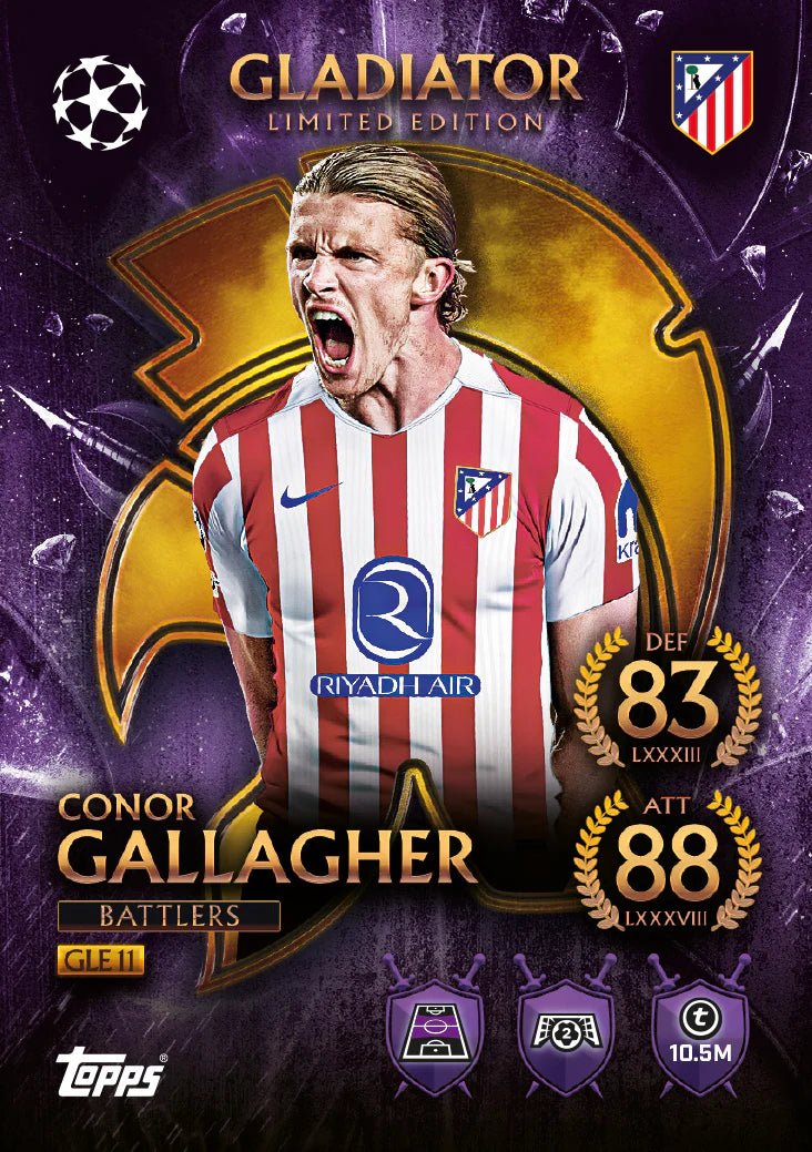 Topps Match Attax 25/26 Gladiators Mega Tin Battlers – Trading Cards Collection | SoccerWearhouse