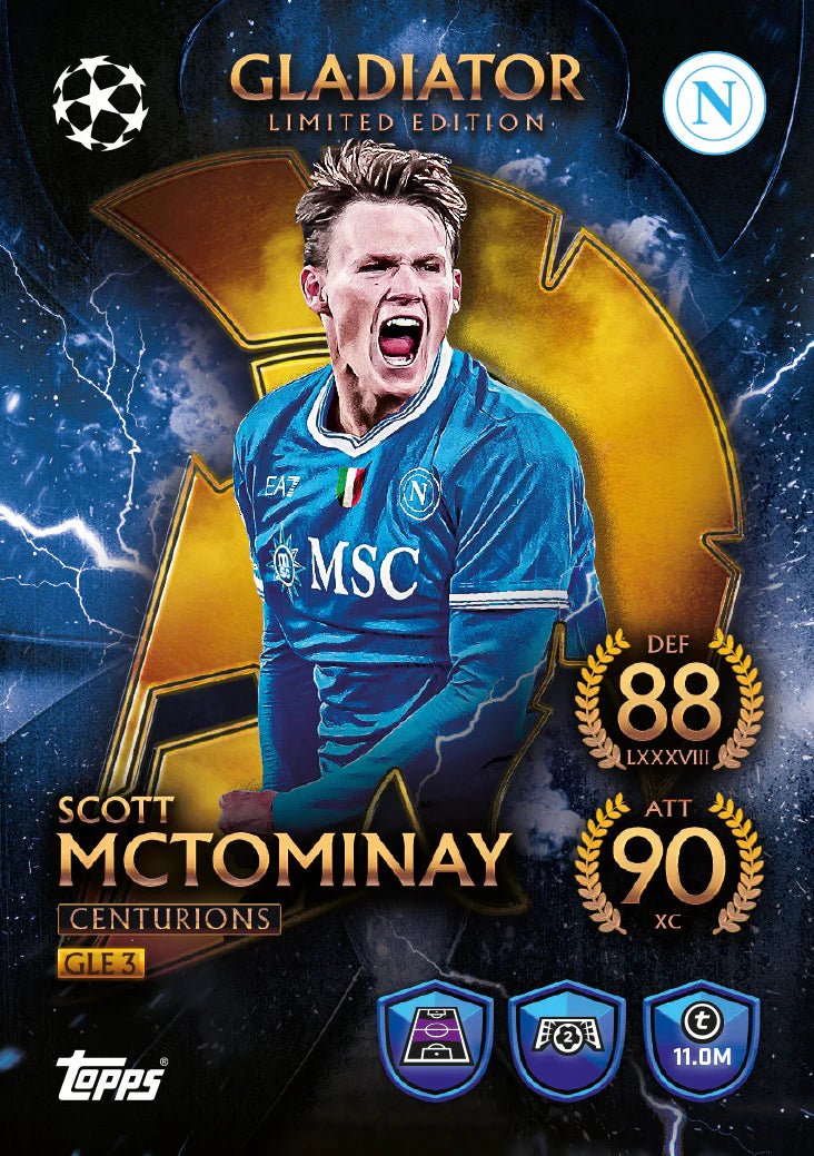 Topps Match Attax 25/26 Gladiators Mega Tin Centurions – Exclusive Trading Cards Collection | SoccerWearhouse