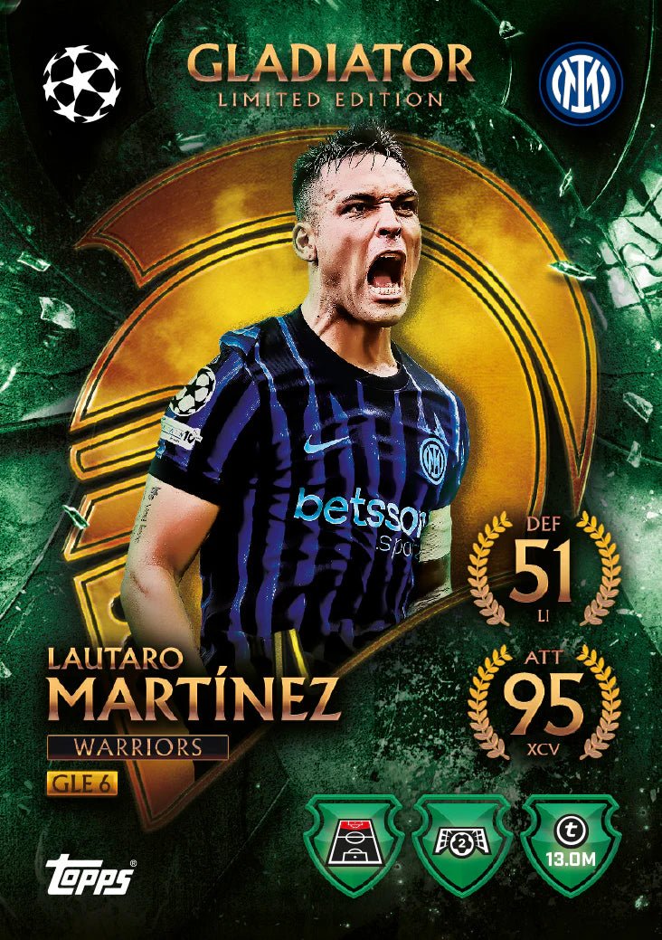 Topps Match Attax 25/26 Gladiators Mega Tin Warriors – Exclusive Trading Cards Collection | SoccerWearhouse