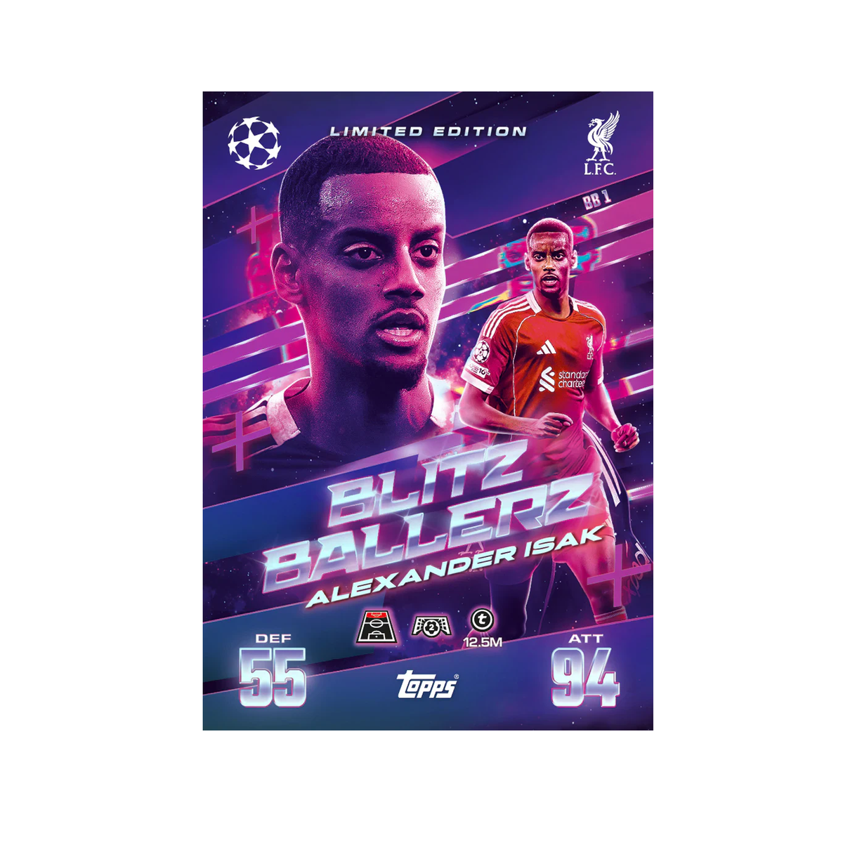 Topps Match Attax Blitz Baller Mega Tin 3 25/26 (45 Cards + 3 Limited Edition) | SoccerWearhouse