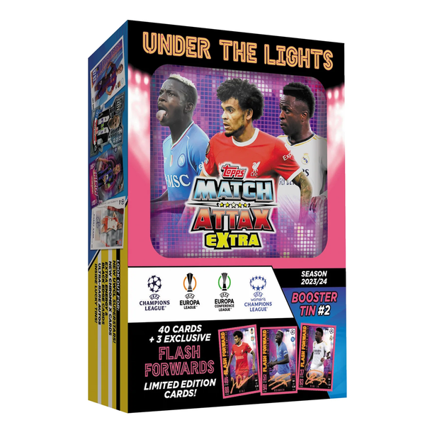 match attax limited edition cards Topps Match Attax Under The Lights Booster Tin #2 + 3 Limited Edition Cards