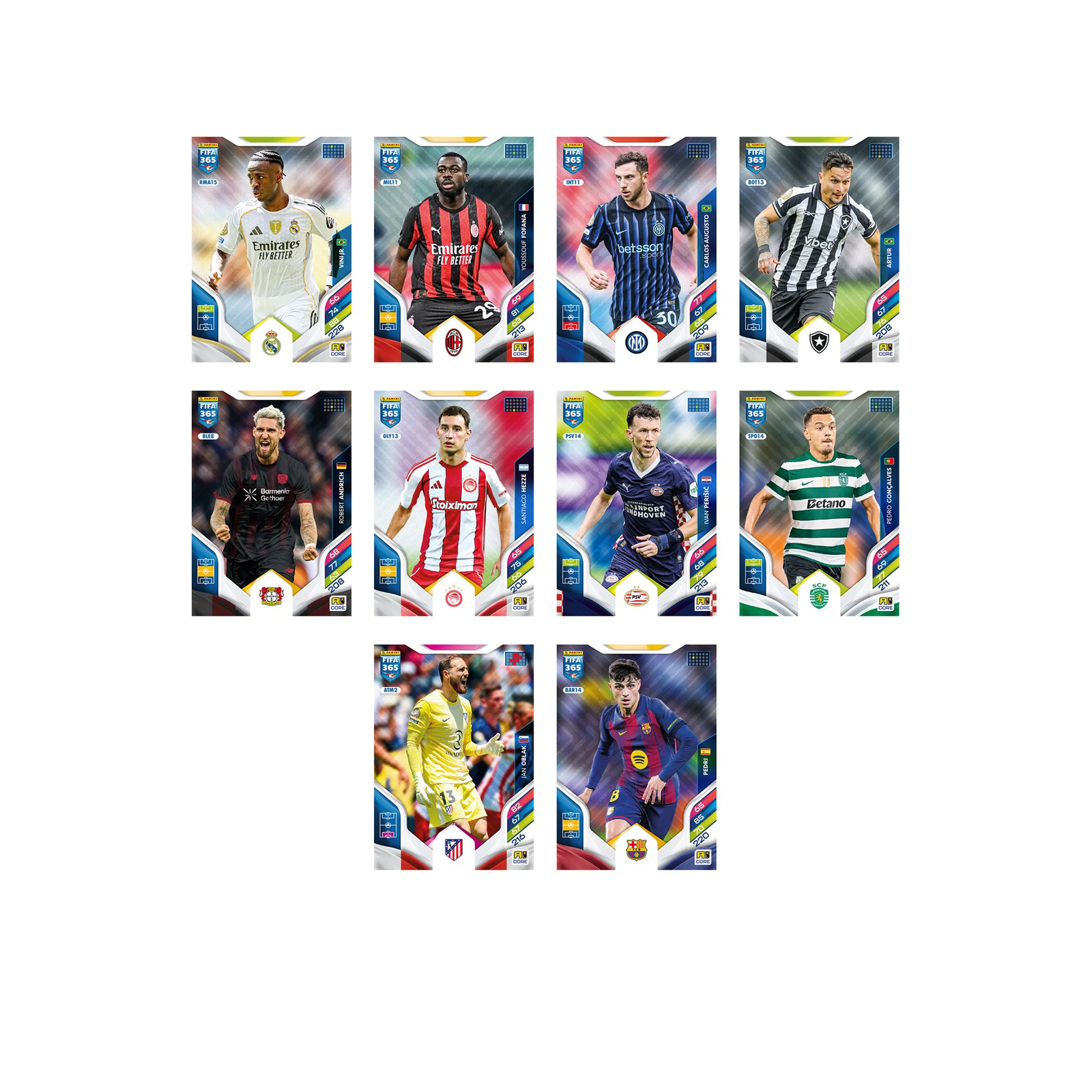 Panini Adrenalyn XL FIFA 365 Pass Mega Tin Trading Cards 26/27 (44 Cards)