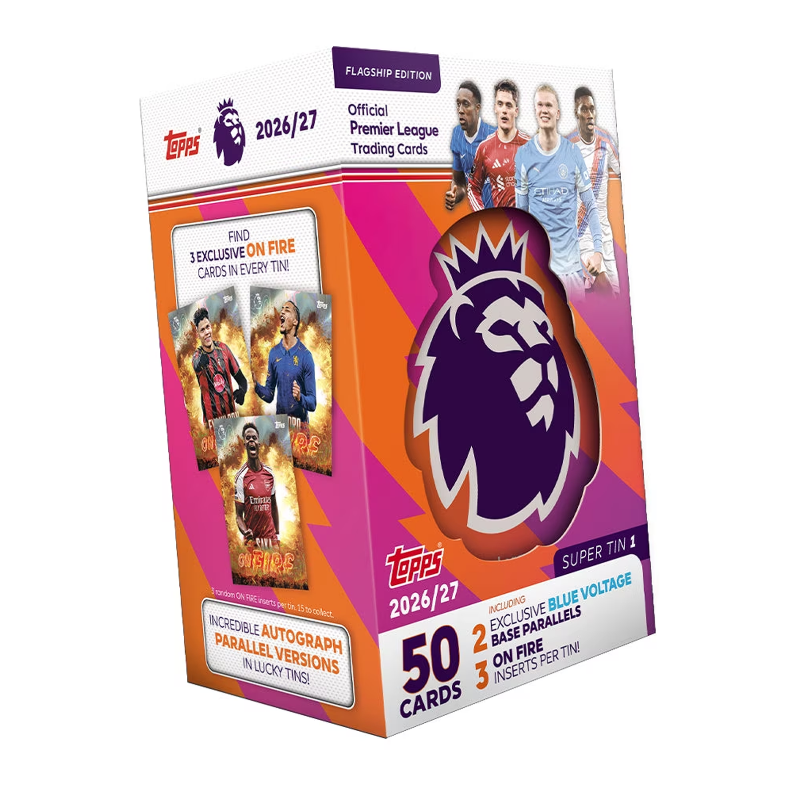 Topps Premier League Flagship Edition Super Tin #1 Trading Cards 26/27 (Orange)