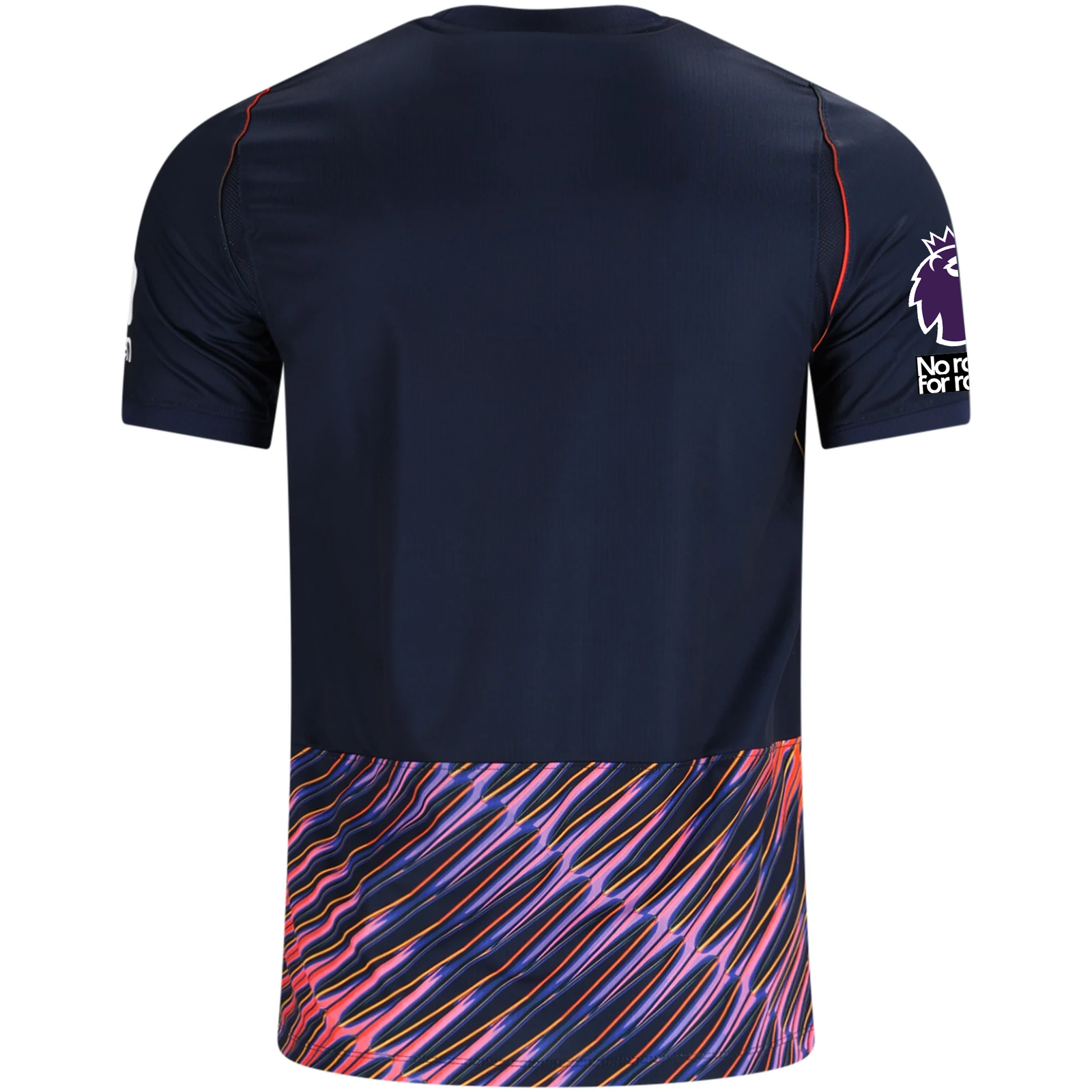 Nike Mens Tottenham Hotspur Away Jersey w/ EPL + No Room For Racism Patches 26/27 (Obsidan/White)