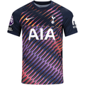 Nike Mens Tottenham Hotspur Away Jersey w/ EPL + No Room For Racism Patches 26/27 (Obsidan/White)
