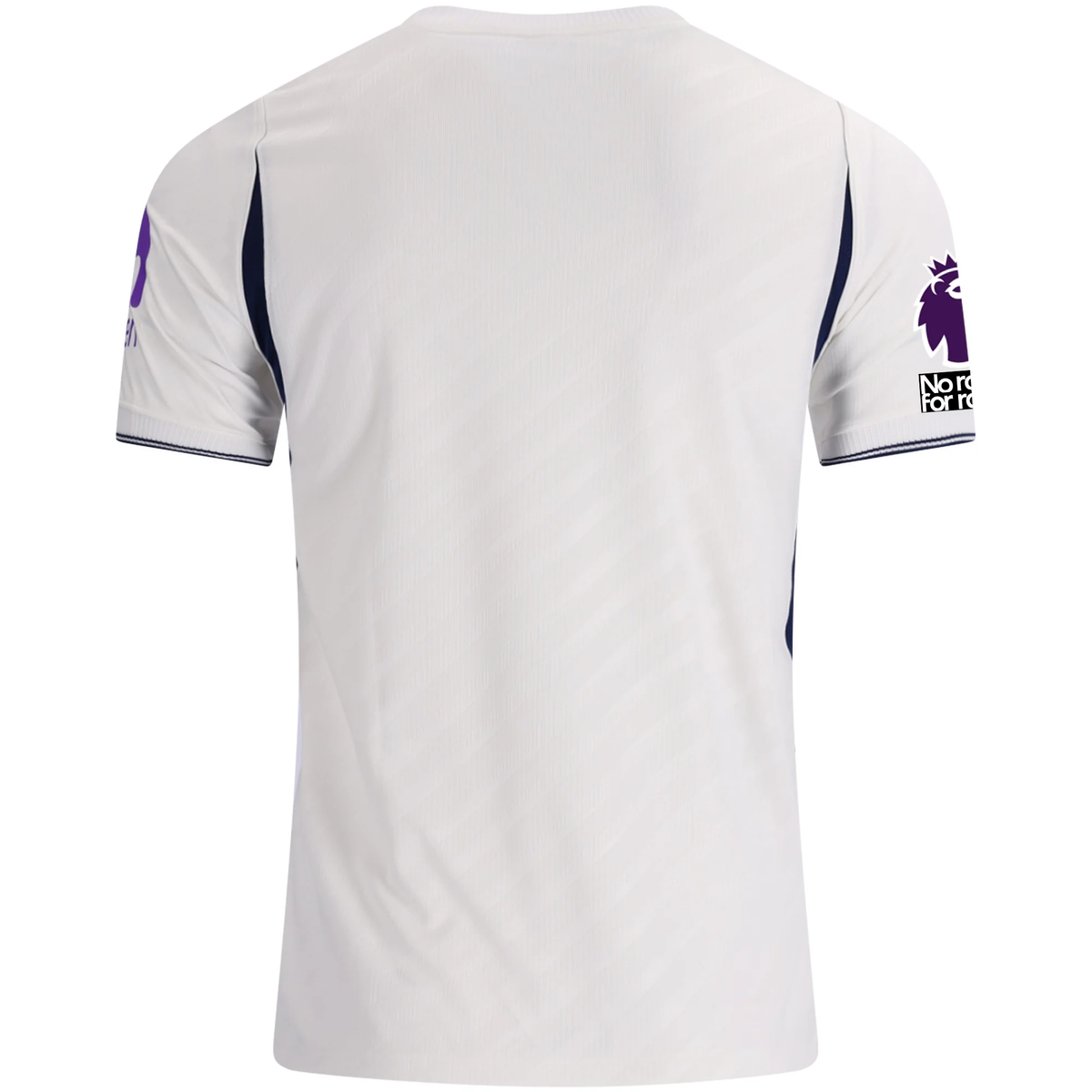 Nike Mens Tottenham Hotspur Home Jersey w/ EPL + No Room For Racism 26/27 (White)