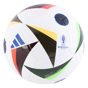 adidas UEFA Euro 2024 Training Ball (White/Black/Glory Blue)