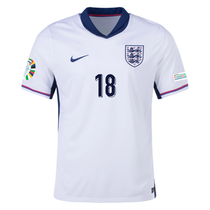 Nike England Trent Alexander-Arnold Home Jersey w/ Euro 2024 Patches 24/25 (White/Blue Void)