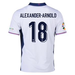 Nike England Trent Alexander-Arnold Home Jersey w/ Euro 2024 Patches 24/25 (White/Blue Void)
