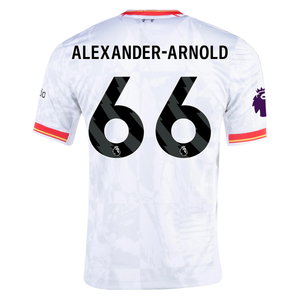 Nike Liverpool Trent Alexander-Arnold Third Jersey w/ EPL Patch 24/25 (White/Pure Platinum)