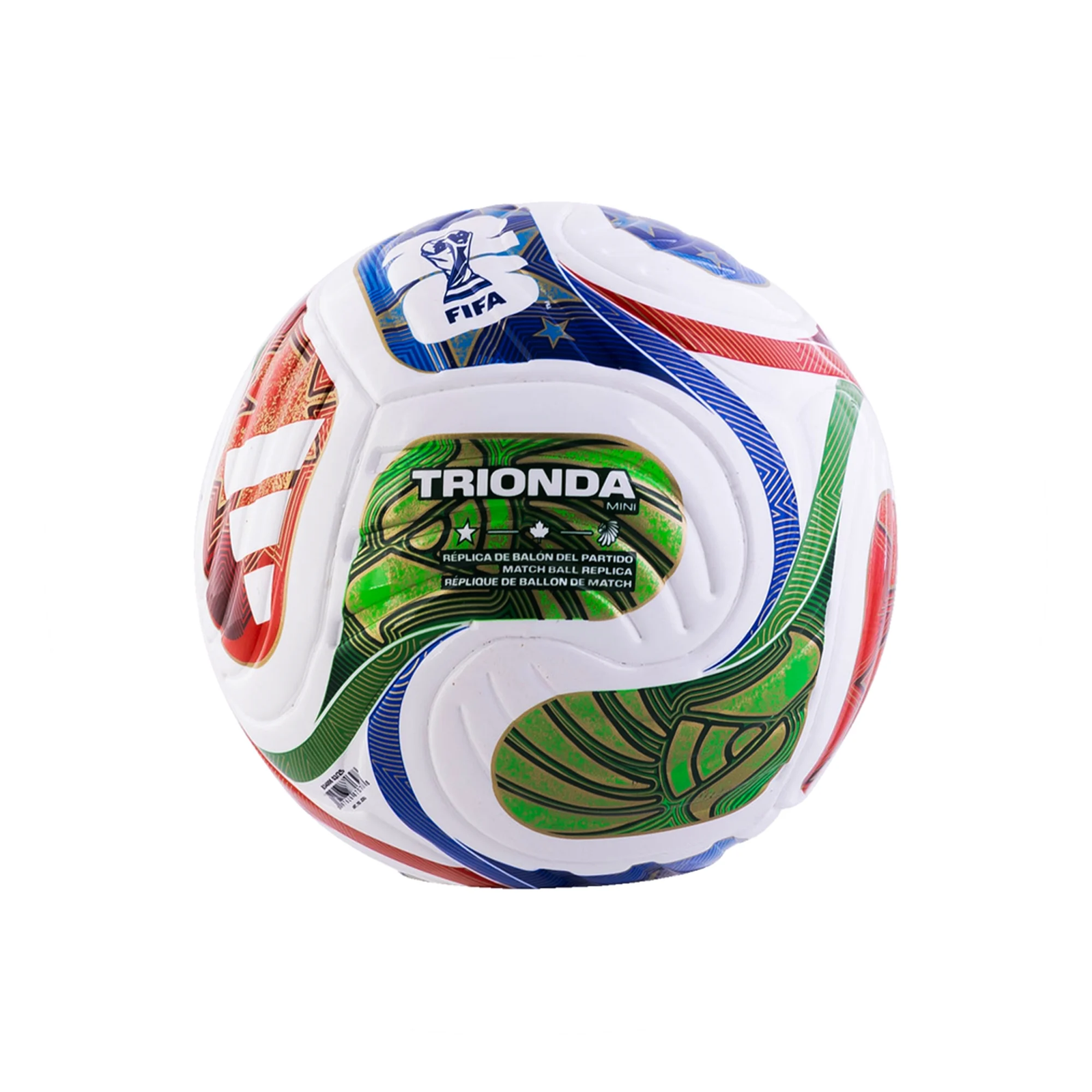 adidas FIFA World Cup 2026 Trionda Mini Ball (White/Red/Green)