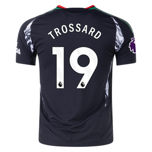 adidas Arsenal Authentic Leandro Trossard Away Jersey w/ EPL Patch 24/25 (Black)