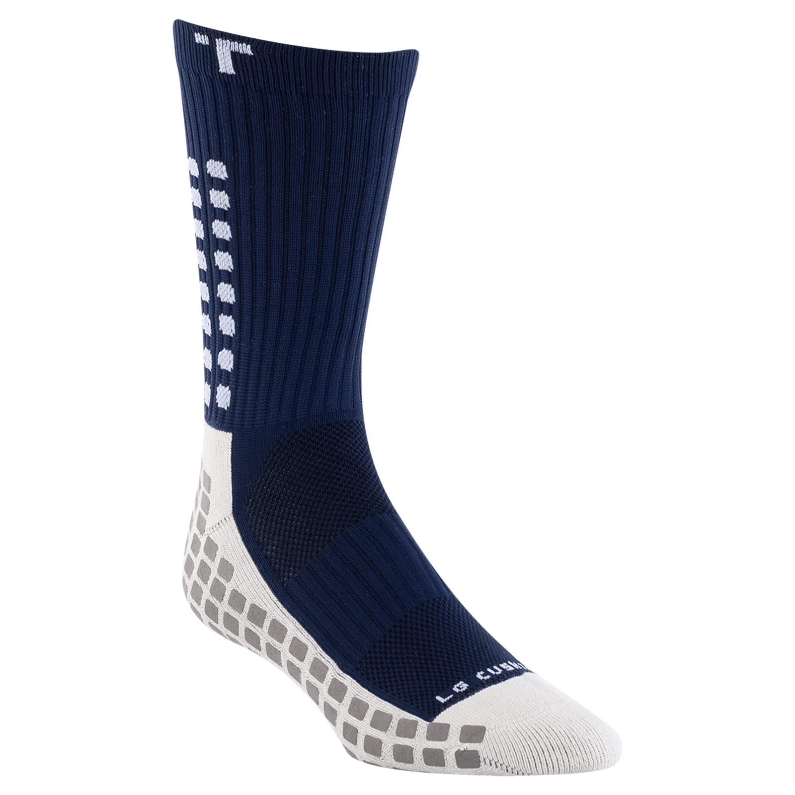 TRUsox 3.0 Mid - Calf Crew Grip Socks (Navy) | SoccerWearhouse