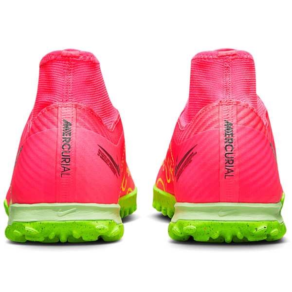 Nike Zoom Superfly 9 Academy Turf Soccer Shoes (Pink Blast/Volt