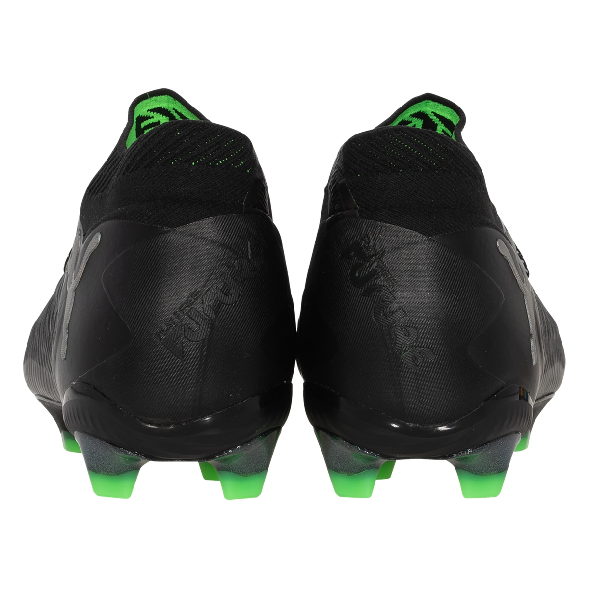 Puma Future 8 Ultimate FG Soccer Cleats (Black/Cool Grey/Fluo Green)
